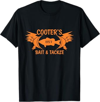 Cooter's Bait & Tackle Fishing Angler Fish T-shirt.