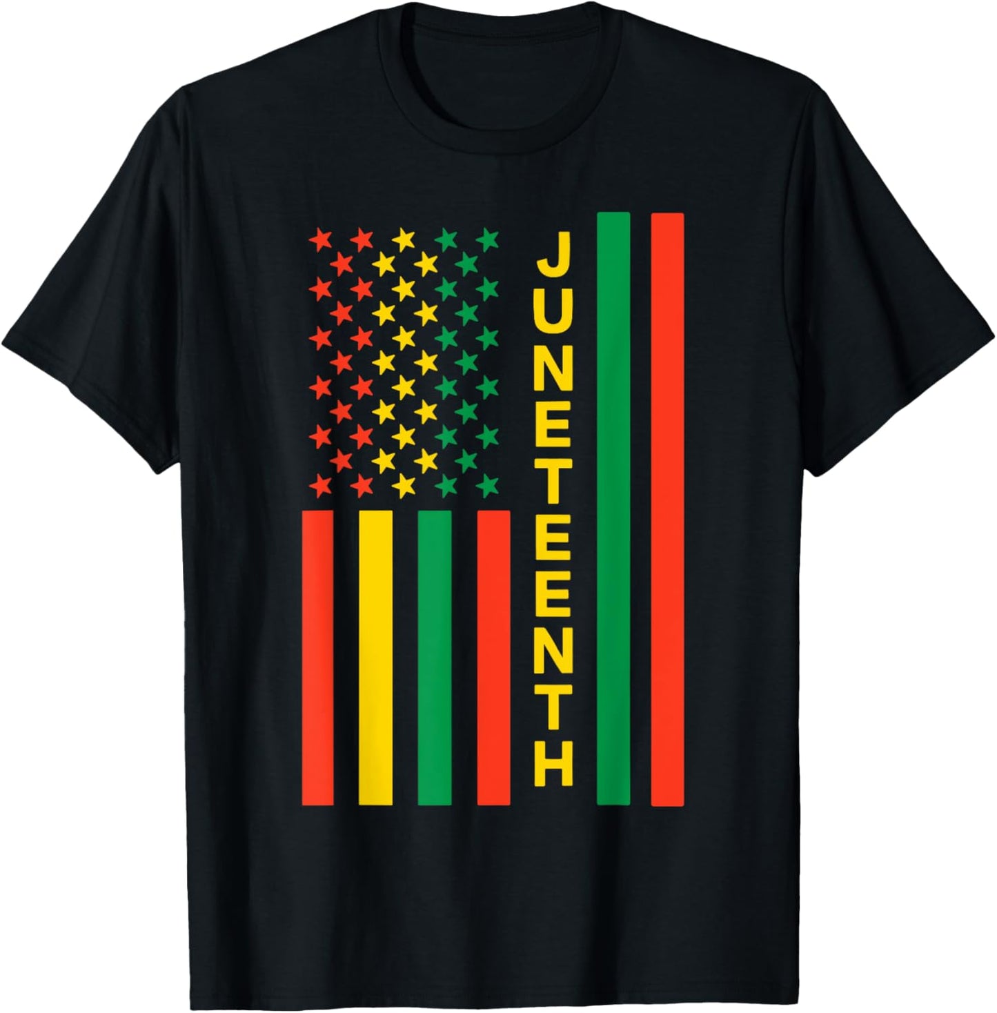 Juneteenth American Flag Black Freedom Day June 19th 1865 T-Shirt