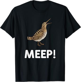 Meeb Meme Bird Saying Meep Bird American Woodcocks Meep T-Shirt