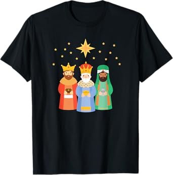 Three Kings Day Epiphany Celebration T-Shirt Christianity T-Shirt