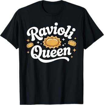Funny Ravioli Art For Women Girls Ravioli Fan Pasta Ravioli T-Shirt