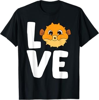 Puffer Fish Blowfish Love Pufferfish T-Shirt