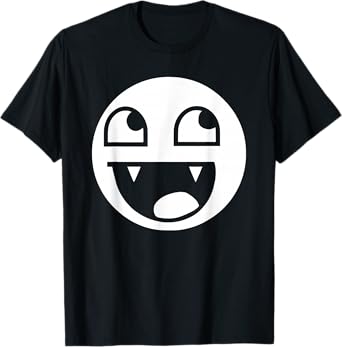 Epic Face Vampire Y2K Streetwear, Emo T-Shirt