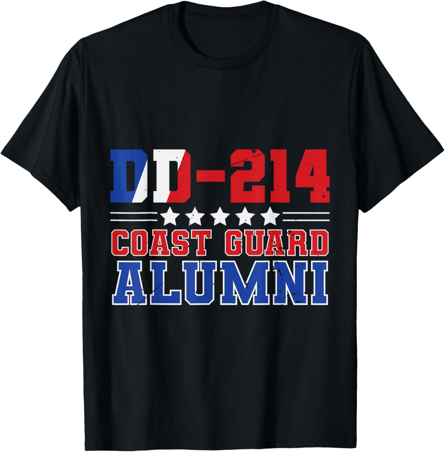 DD-214 Alumni Veteran Coast Guard Patriotic T-Shirt