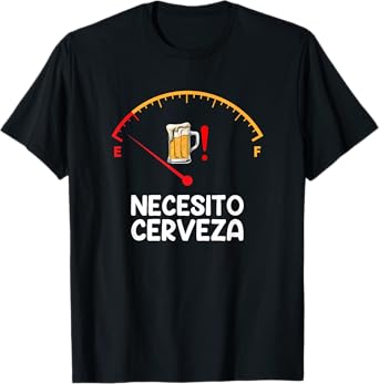 Necesito Cerveza, Funny Spanish quote i need beer T-Shirt