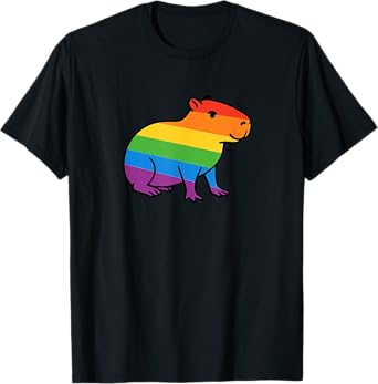 Gay Pride Capybara T-Shirt