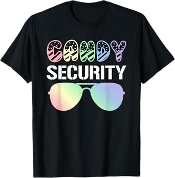 Candy Security Squad Sunglasses Candyland Birthday Lover T-Shirt