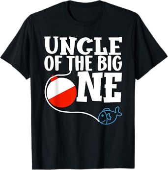 Uncle of The Big One Fishing Boy First Birthday Ofishally T-Shirt