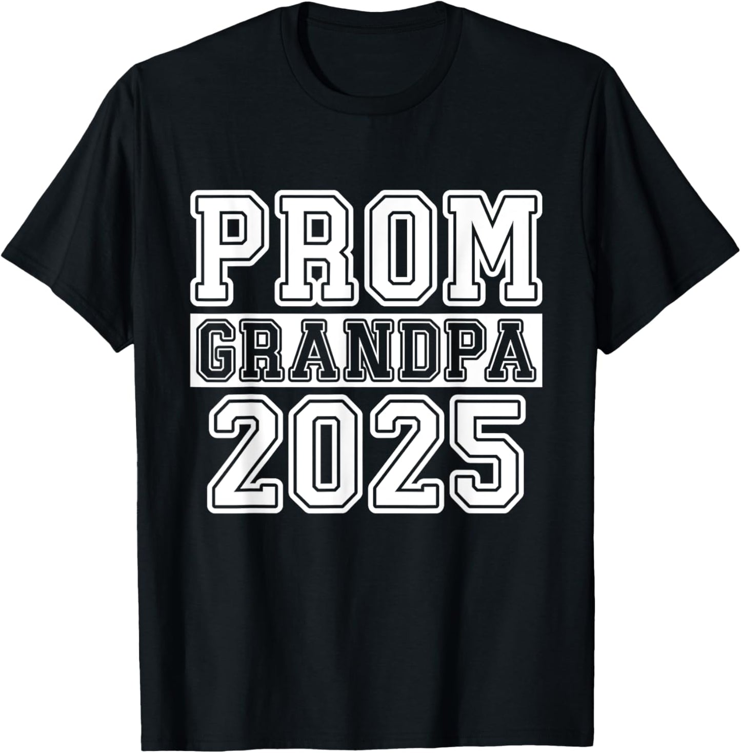 Prom Squad 2025 Proud Grandpa Graduate Prom Class of 2025 T-Shirt
