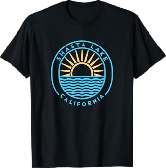 Shasta Lake California Outdoors Vintage T-Shirt