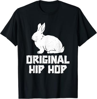 Original Hip Hop Bunny Easter Day Vintage T-Shirt