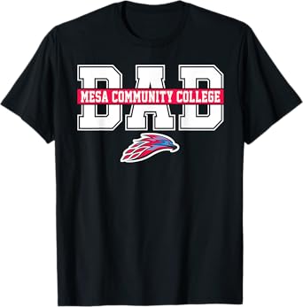 Mesa Community College Dad Father Arch Vintage Design Men T-Shirt