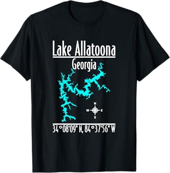Modern Lake Allatoona - Georgia T-Shirt