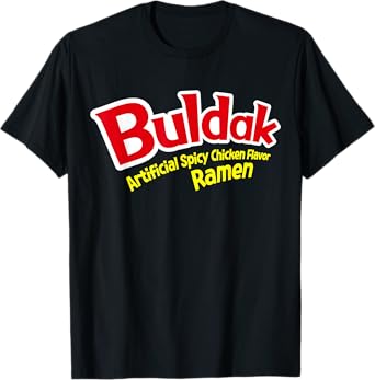 Buldak Spicy Ramen Costume Hot Sauce Samyang Mukbang T-Shirt