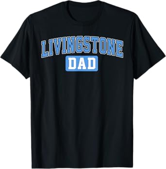 Livingstone College Dad Arch Vintage Design for Father Men T-Shirt