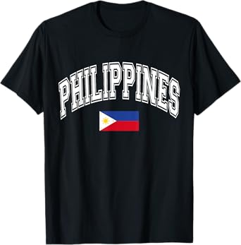 Philippines Filipino Flag Graphic T-Shirt