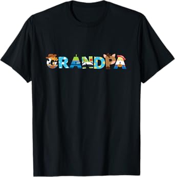 Disney and Pixarโs Toy Story Grandpa Family Trip & Birthday T-Shirt