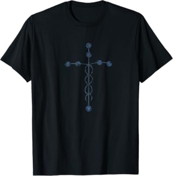 Laminin T-Shirt Christian Jesus Cross Tee T-Shirt