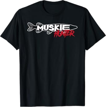 Muskie Hunter | Cute Esox Musky Fishing Lovers Gift T-Shirt