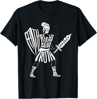 Put on The Full Armor of God, Christian Jesus, Bible Verse T-Shirt