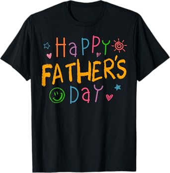 Happy Fathers Day Shirt For Toddler Baby Kids Saying For Dad T-Shirt
