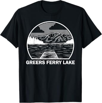 GREERS FERRY LAKE ARKANSAS Funny Fishing Camping Summer Gift Men Women Kids T-Shirt