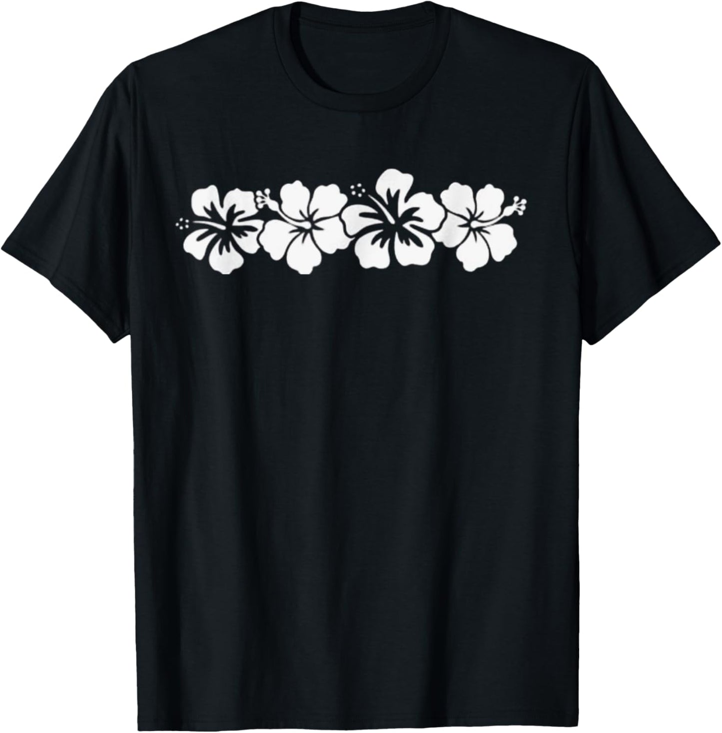 Hibiscus Flower Hawaiian Floral Tropical Matching Family T-Shirt