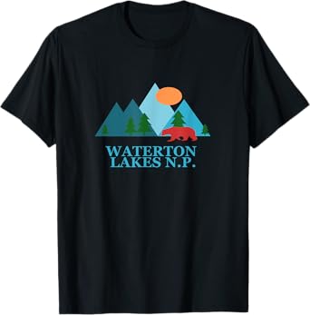 Waterton Lakes National Park in Alberta Canada Nature T-Shirt