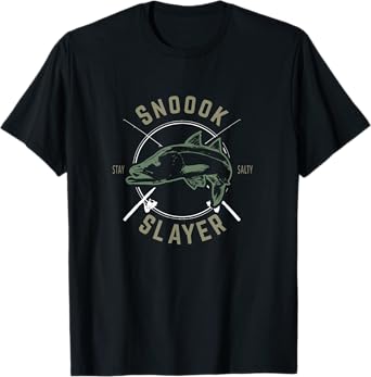 Snook Slayer Sty Salty Snook Fishing Lovers T-Shirt T-Shirt