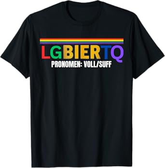 LGBierTQ โ Funny Beer โ LGBTQ T-Shirt