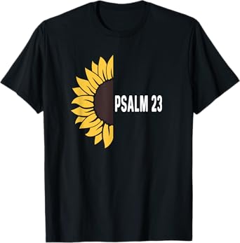 Psalm 23 God Jesus Religious Christian Lord Is My Shepherd T-Shirt