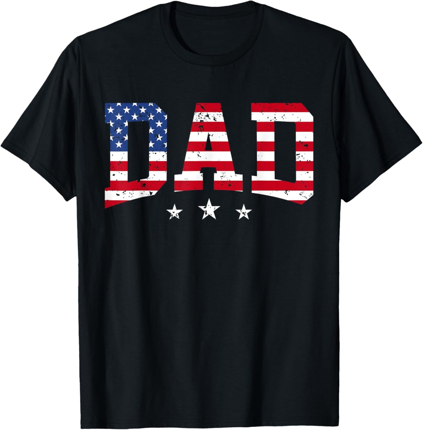 USA Patriotic Dad Father's Day American Flag 4th Of July Dad T-Shirt
