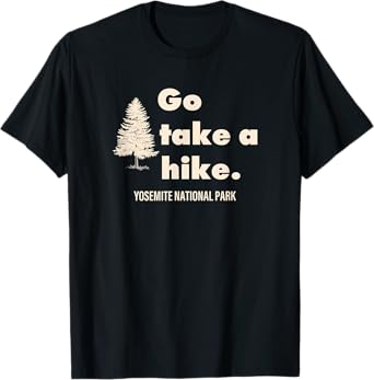 Yosemite National Park Go Take A Hike Retro T-Shirt