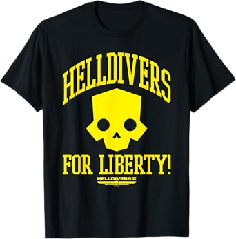 Helldivers 2 Sony Playstation Video Game For Liberty! Icon T-Shirt