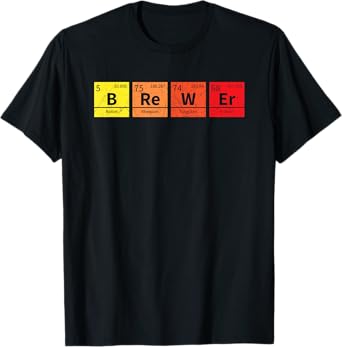 Periodic Brewer Nerd Beer Brewing Gift for Brewmaster T-Shirt