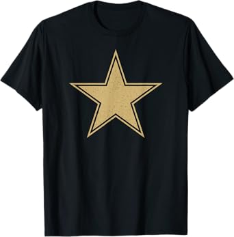 GOLD STAR ON A TEE T-Shirt