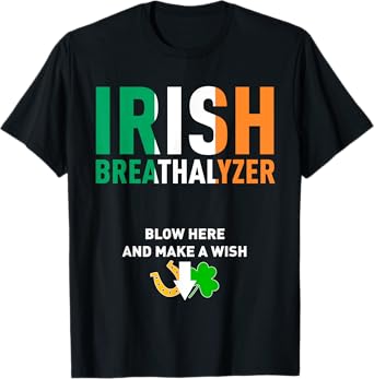Irish Breathalyser St. Patrick's Day Drink T-Shirt