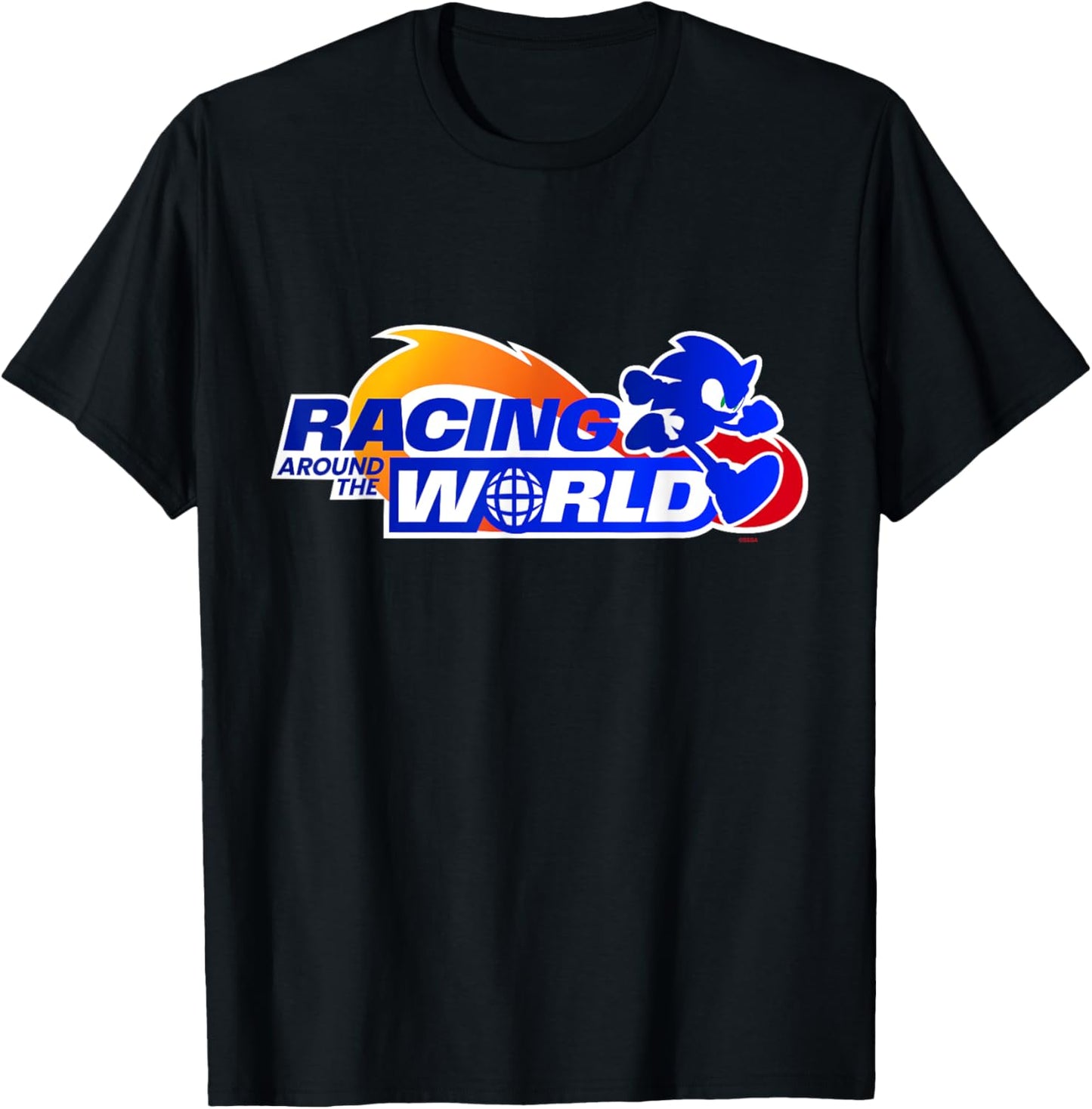 Sonic the Hedgehog - Racing Around the World logo T-Shirt