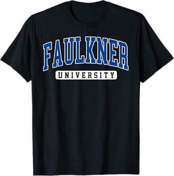 Faulkner University Arch Vintage Sports Design for Men Women T-Shirt