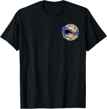 USS Iowa SSN-797 USA Flag Submarine Veteran Patriotic Father T-Shirt