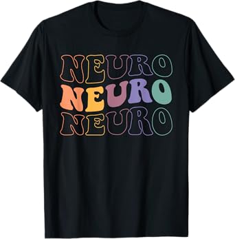Retro Groovy In My Neuro Nurse Era Neuro Nursing Groovy Neuro Trauma Icu Nurse Neurology Nurse Neuroscience T-Shirt