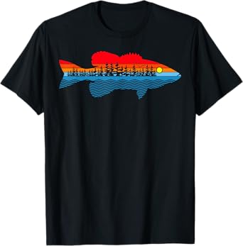 Vintage Nature Outdoor Fishing - Fisher Smallmouth Bass T-Shirt