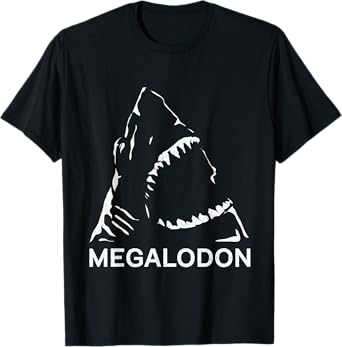Megalodon Giant Shark Fossil Prehistoric Paleontologist T-Shirt
