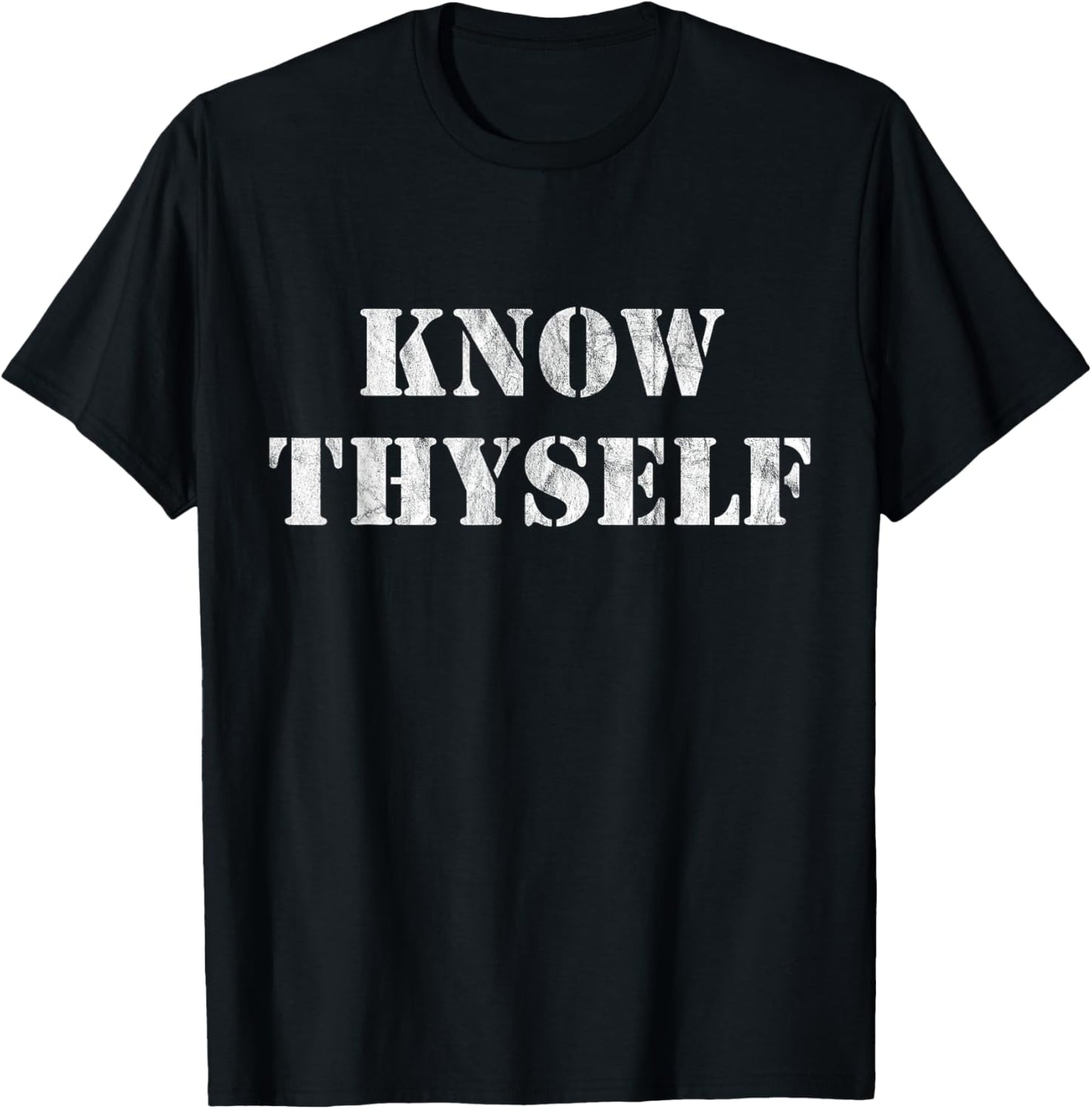 Know Thyself - Discipline and Self Knowledge - vintage T-Shirt
