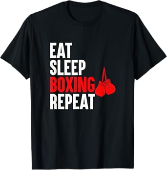 Eat Sleep Boxing Repeat T-Shirt
