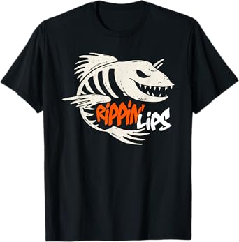 Fishing Rippin' Lips Fish Bones T Shirt T-Shirt