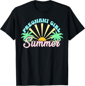 Pregnant Girl Summer T-Shirt