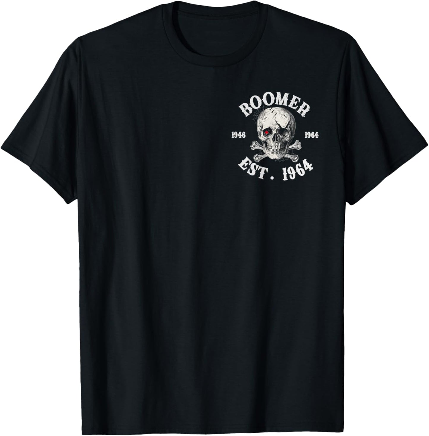Skull Skeleton 1964 Black Sheep Of My Family Funny Boomer T-Shirt