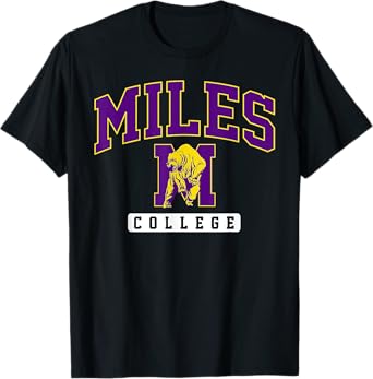 Miles College Arch Vintage Athletics for Men Women T-Shirt