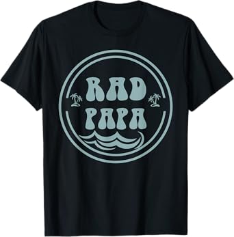 Rad Papa Surf Matching Birthday The Big One 1st Birthday T-Shirt